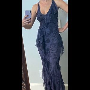 Leon Max Limited Edition Silk Ruffled dress, XS